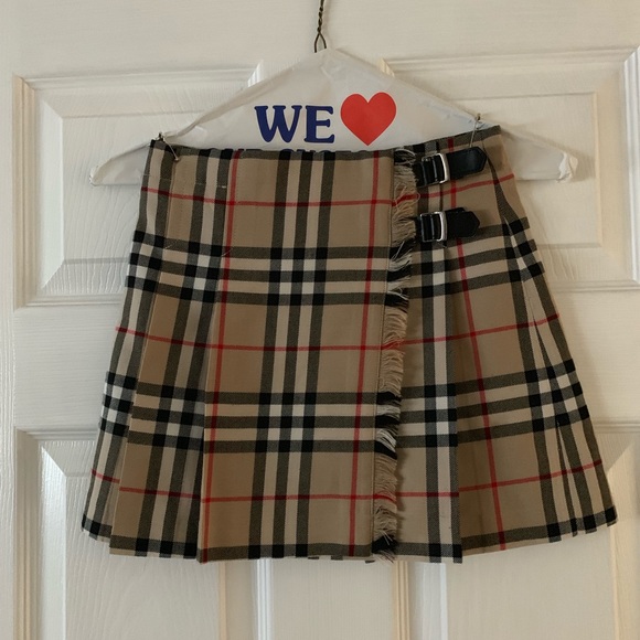 girls burberry skirt